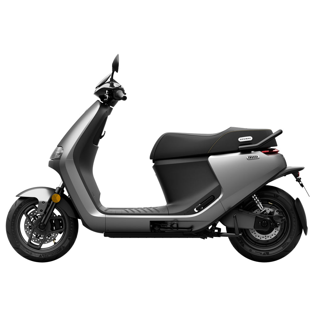 Segway Ninebot E250S 90 km/h E-Scooter E-Roller in Matt Silver Gray Silber Grau bei escoomo in Berlin erhältlich