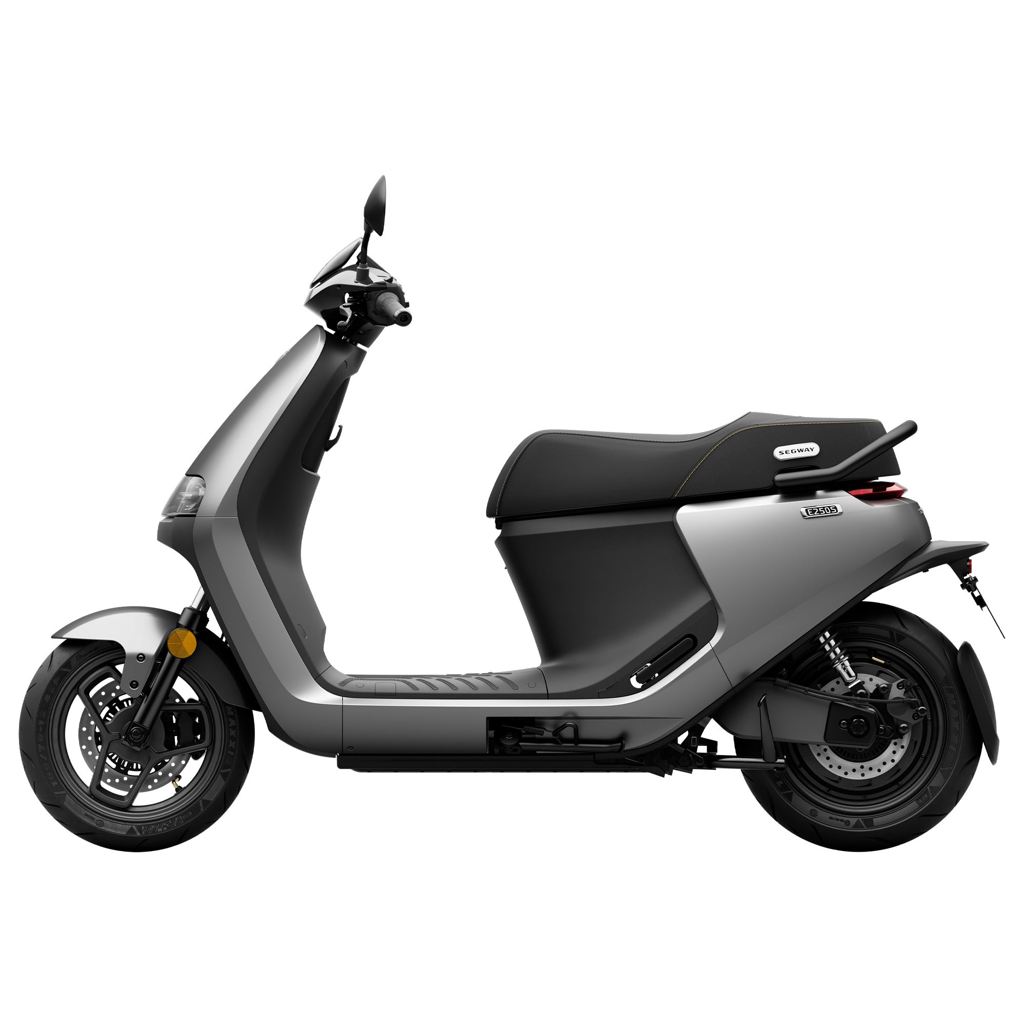 Segway Ninebot E250S 90 km/h E-Scooter E-Roller in Matt Silver Gray Silber Grau bei escoomo in Berlin erhältlich