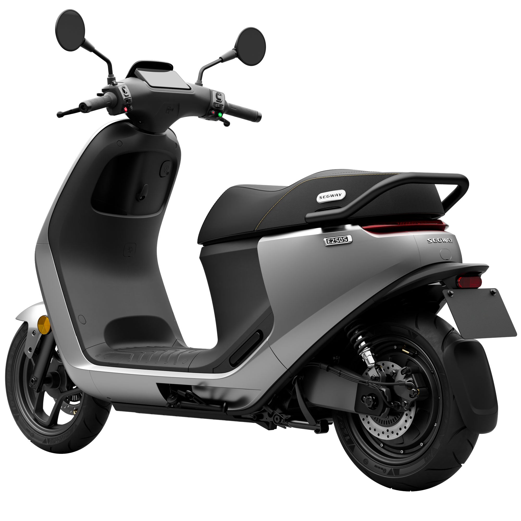 Segway Ninebot E250S 90 km/h E-Scooter E-Roller in Matt Silver Gray Silber Grau bei escoomo in Berlin erhältlich