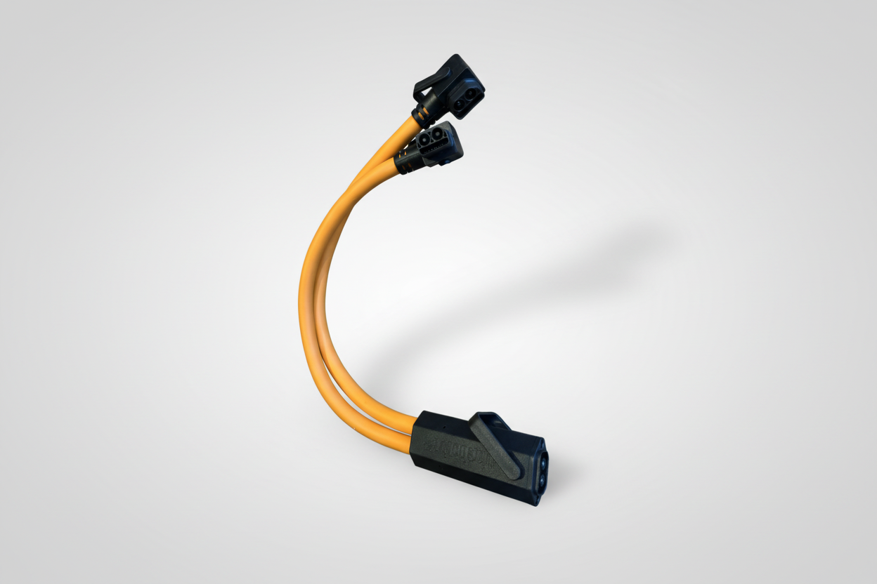 Segway Splitter-Kabel BA.00.0002.32 mit Y-Anschluss für paralleles Laden von zwei Akkus, kompatibel mit E300SE, E250S und E150S
